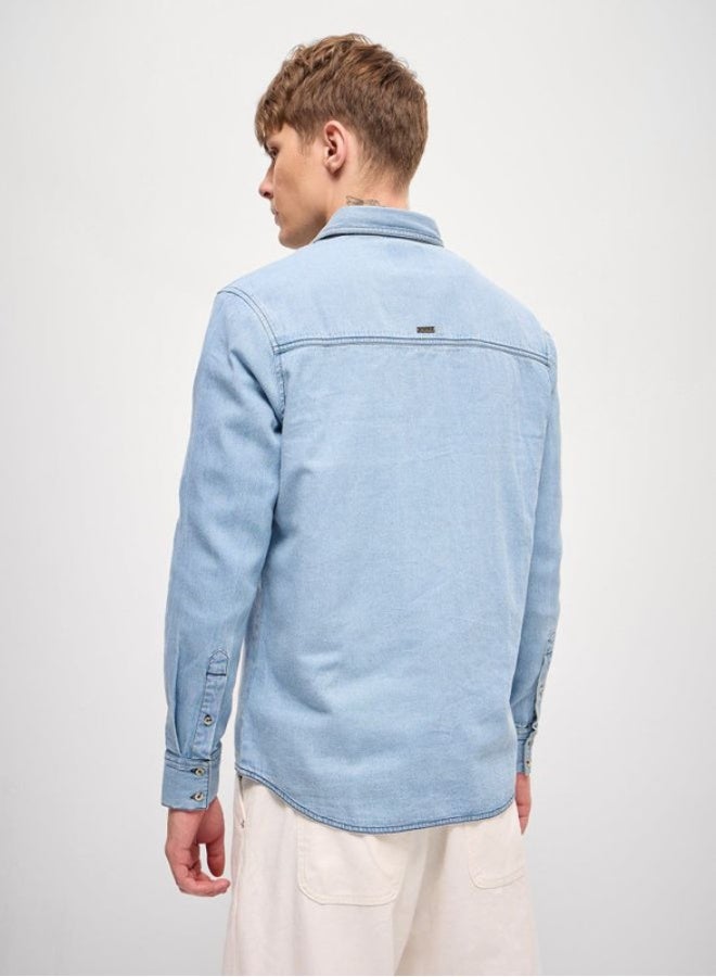 THE BEAR HOUSE Men's Shirt for Casual and Formal Wear | Classic Button-Down Style for Office, Daily Use, Travel, Events & All-Season Outfits | Versatile & Stylish Wardrobe Essential for Every Occasion - Image 3