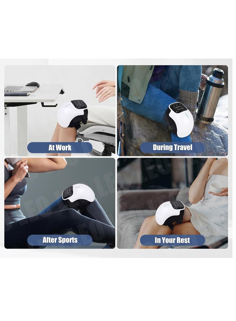 TIGER Knee Massager with Heat & Red Light Therapy – Large LED Screen for Arthritis Pain Relief, Stretched Ligament & Muscle Injury Treatment | Adjustable for Comfortable, Targeted Relief, Ideal for Pain Management & Recovery - Image 5