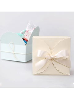 Oasisgalore 20 PCS Small Gift Boxes Pretty Favor Gift Bulk for Gifts, Crafts，Candy Gift Box（9x9x5cm，Yellow）  - Image 3
