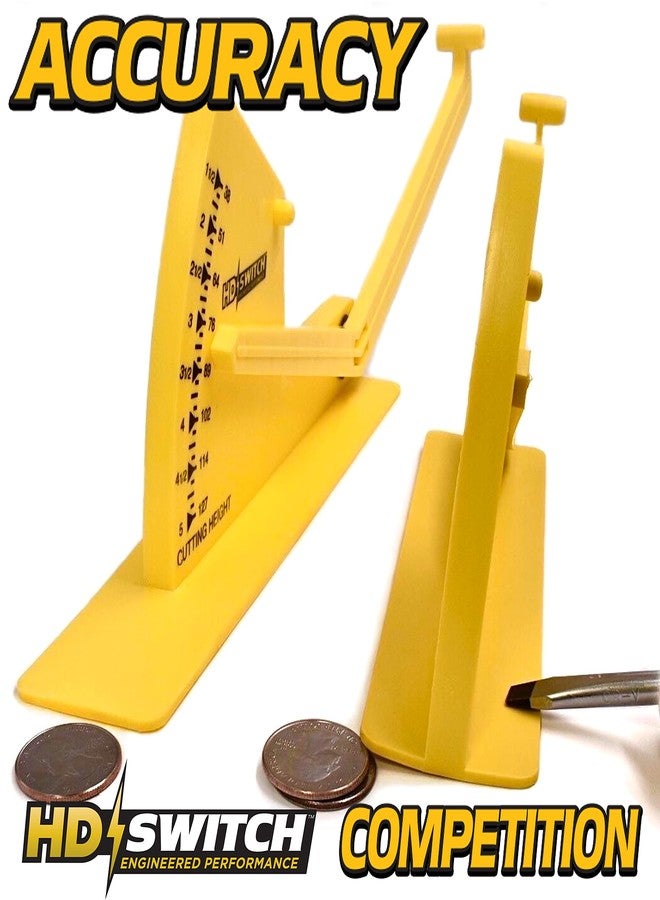 HD Switch - OEM Upgrade - w/Rigid Arm and Extended Base for Ease of Use - Mower Deck Leveling Gauge Leveler Gage Replaces John Deere AM130907 MTD 490-900-0041 Cub Cadet 490-900-0041 Stens 750-442 - Image 5