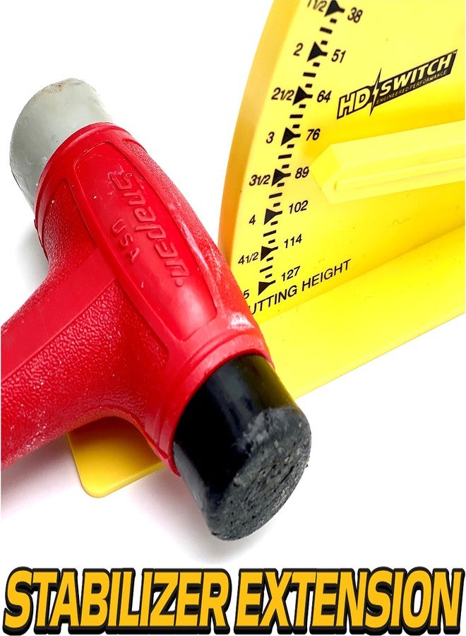 HD Switch - OEM Upgrade - w/Rigid Arm and Extended Base for Ease of Use - Mower Deck Leveling Gauge Leveler Gage Replaces John Deere AM130907 MTD 490-900-0041 Cub Cadet 490-900-0041 Stens 750-442 - Image 2