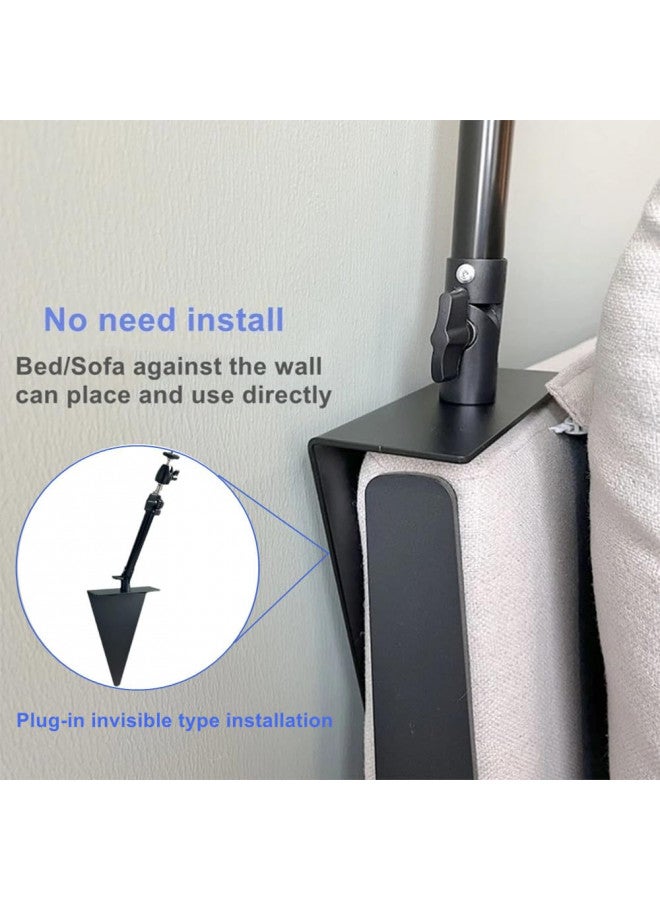 AiFeelife AiFeelife Bed Sofa Projector Stand Invisible Installation Metal Projector Holder Multi-Angle Adjustment Projector Bracket Mount Compatible with XGIMI h2 / XGIMI H3, Nebula, VANKYO, Epson Projector - Image 1
