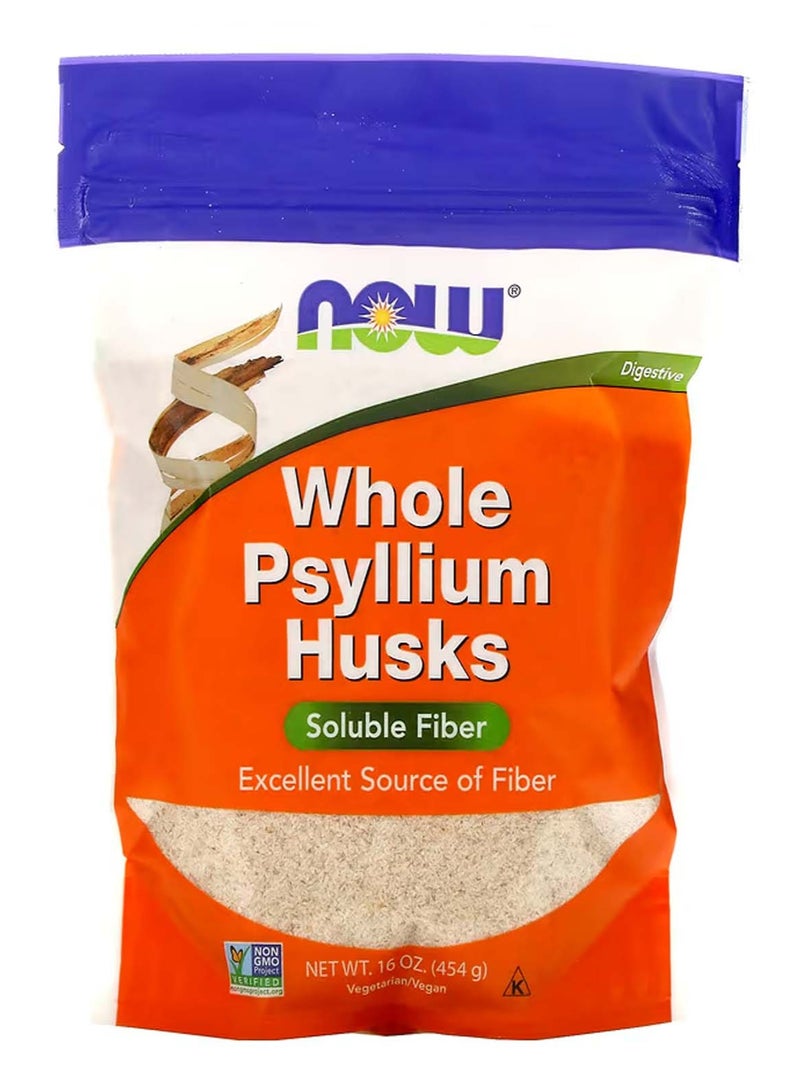 now Whole Psyllium Husks, 16 oz (454 g) - Image 1