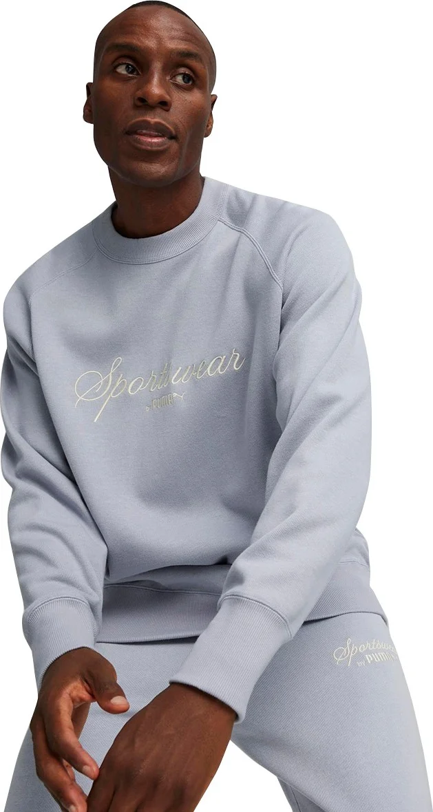 PUMA Classics+ Men's Gray Casual Style Sweatshirt 62427863