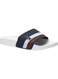U.S. Polo Assn. شبشب شاطئي أبيض للرجال من يونايتد ستايل أوف بولو موديل 3FX  - Image 2