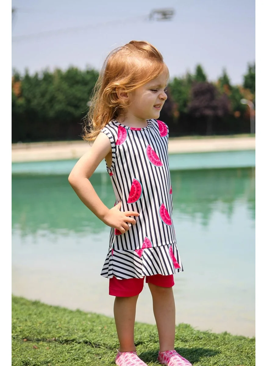 مارينا Fuchsia Kids Swimsuit K2209