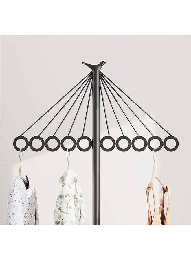 MIXDE Coat Rack Freestanding Clothes Stand Garment Rack Clothes Rack Metal Coat Racks Hanger Stand Clothes Rail Stand Clothes Hanger Organizer with Marble Base for Hanging Clothes, Hats, Bags  - Image 5