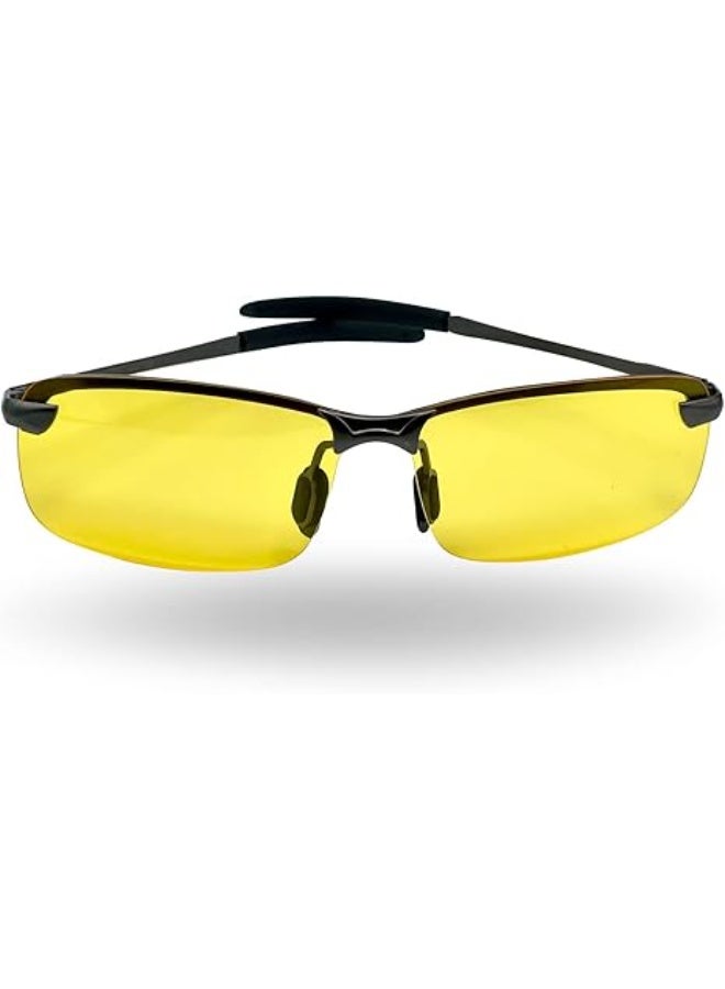 نظارات الرؤية الليلية عالية الدقة لتقليل مخاطر القيادة، نظارات شمسية مستقطبة مضادة للتوهج للرجال والنساء - Image 1