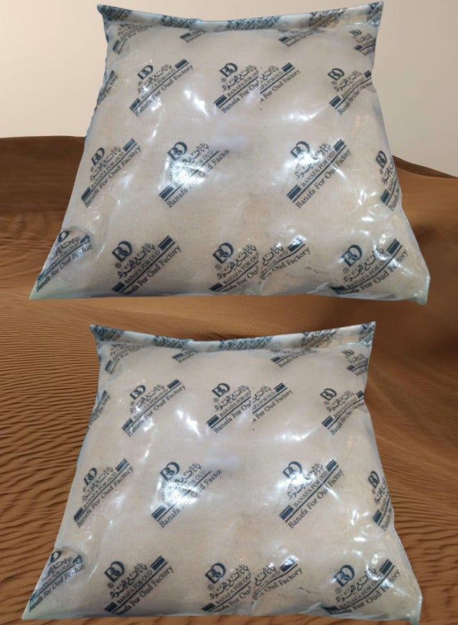 بانافع 2 قطع تراب العود 2000 جرام