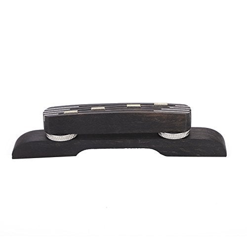 Dilwe Mandolin Bridge, Rosewood Height Adjustable Bridge Mandolin Instrument DIY Repair Parts - Image 5
