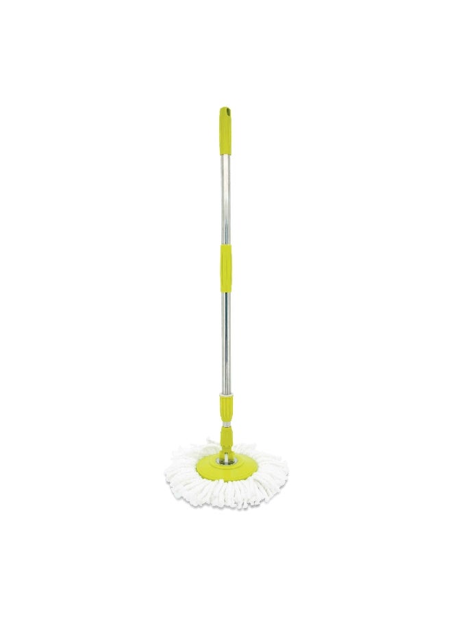 HONEYBEE Two Driver 360 Degree Spin Long Handle Dual Section Bucket Mop Mint Green 5 L BS-MOP-15-P1  - Image 2