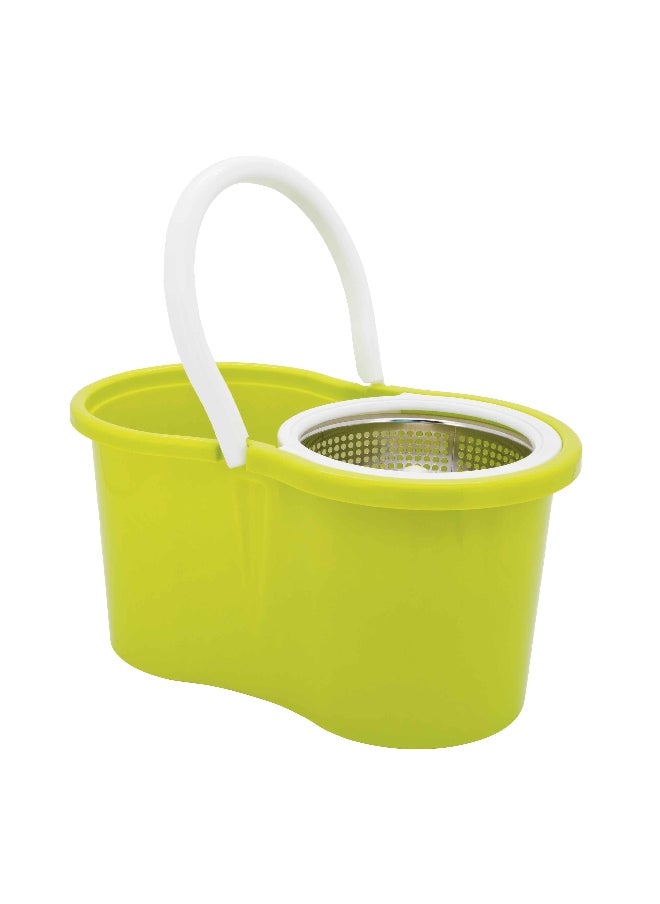HONEYBEE Two Driver 360 Degree Spin Long Handle Dual Section Bucket Mop Mint Green 5 L BS-MOP-15-P1  - Image 3