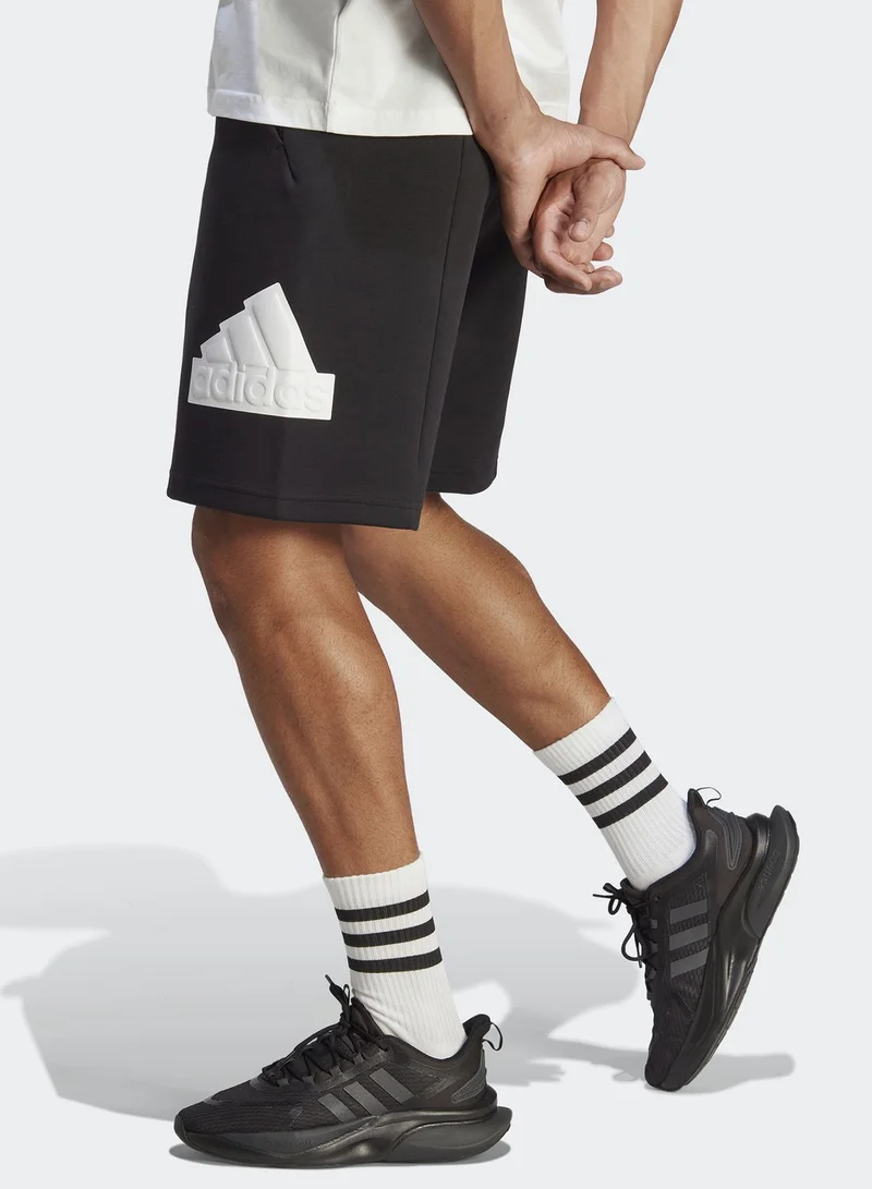 adidas شورت بخصر مرن