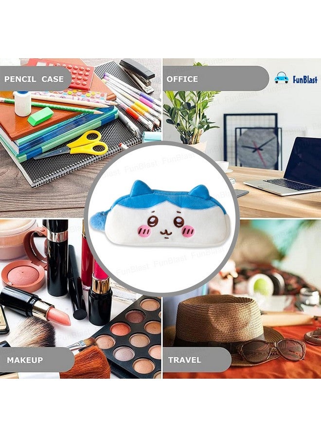 FunBlast Soft Pouch for Girls - Cute Bunny Pouch, Multi-Purpose Zipper Pouch for School Kids, Kawaii Pouch, Coin Pouch, Travel Pouch, Stationary Organizer Pouch (White) - Image 5