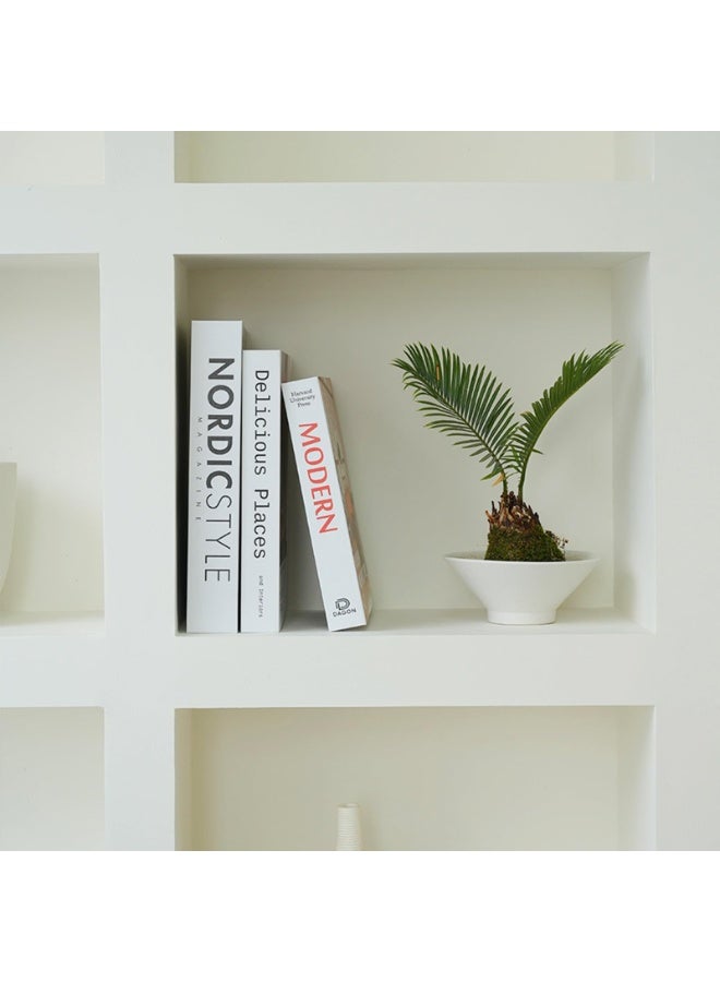 3 قطع كتب مزيفة للديكور، كتب زخرفية لديكور المنزل، كتب مزيفة لعرض غرفة المعيشة - Image 3