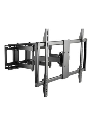 Wall-mounted full-motion screen holder for 60 to 105 inches