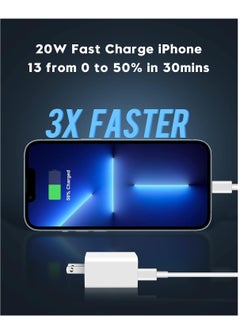 ELTRAZONE Original Apple 20W iphone Pro Max 13 12 11 Charger USB-C Fast Charging  - Image 3
