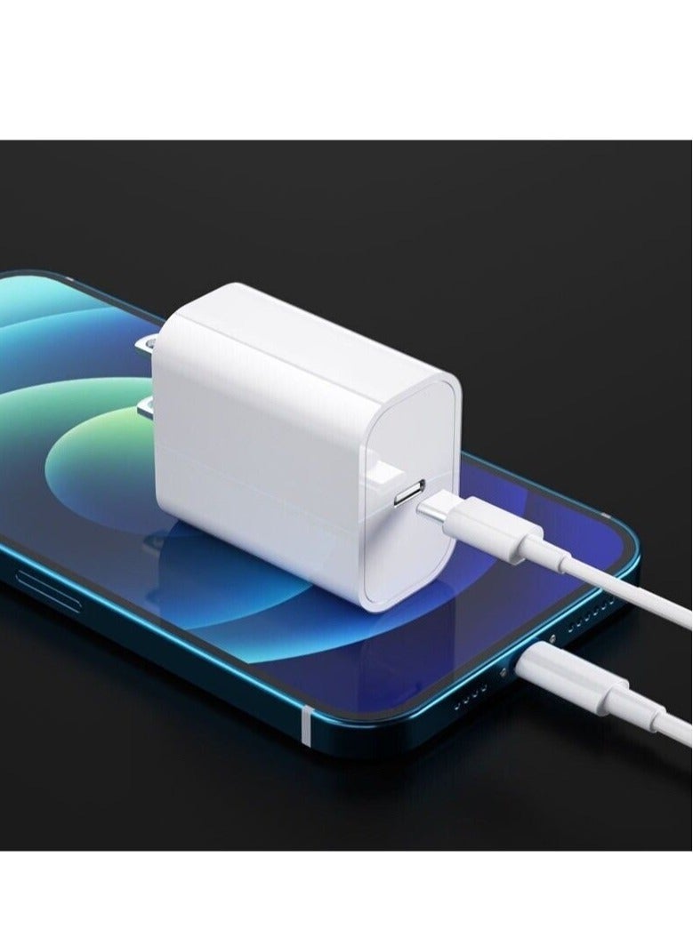 ELTRAZONE Original Apple 20W iphone Pro Max 13 12 11 Charger USB-C Fast Charging - Image 2
