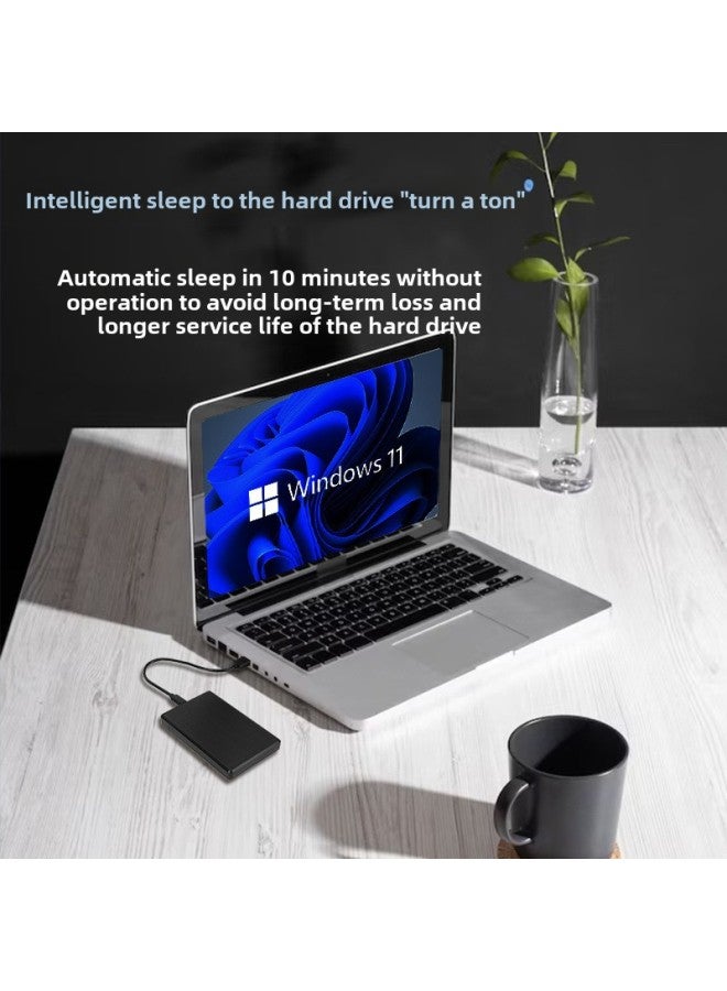 C Serial SATA Solid State Drive SSD Mobile Hard Disk Box USB3.1 Screw-free Hard Disk Box 2.5 Inch Type-Colour: Typec 3.1-free Data Cable - Image 4