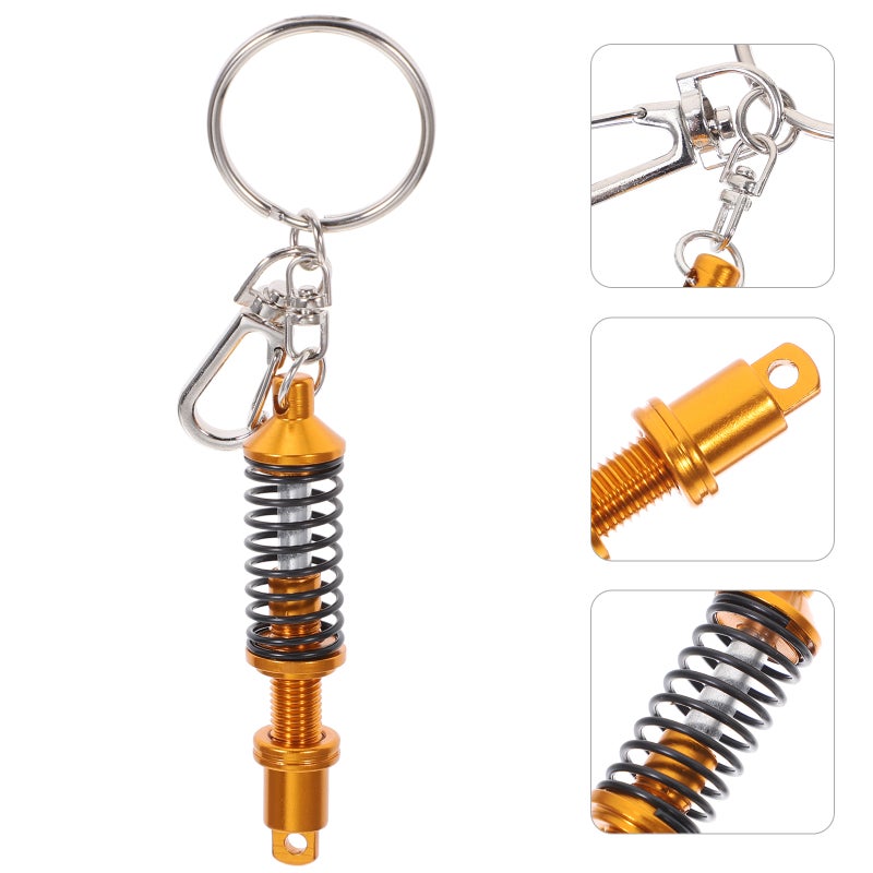 2pcs Keychain Shock Absorber Keychain Key Holder Accessory - Image 1