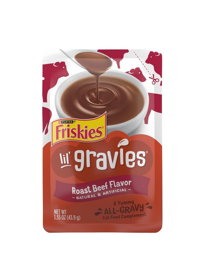 فريسكس طعام القطط بورينا فريسكيز ليل جريفز روست بيف، مُكمّل غذائي قابل لللعق - عبوة من ١٦ كيسًا، وزن ١٫٥٥ أونصة - Image 1