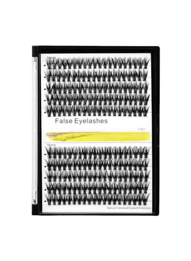 VAYATOR False Eyelashes KitEyelashes Cluster7D10D20D30D40D50D 200pcs D Curl 820mm Mixed Packaging Individual Eyelashes Extension Makeup Tools Easy Grafting 30D12mm14mm Mixed - Image 1