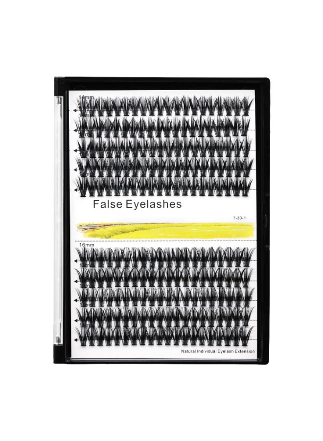 VAYATOR False Eyelashes KitEyelashes Cluster7D10D20D30D40D50D 200pcs D Curl 820mm Mixed Packaging Individual Eyelashes Extension Makeup Tools Easy Grafting 30D12mm14mm Mixed - Image 2