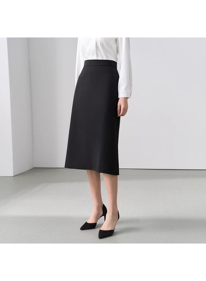 Lady Bird Miss Bird Interview Skirt For Women, Autumn Professional Work Uniform Skirt, Formal Bodycon Long Skirt, A-line Black Skirt, XL - Image 2