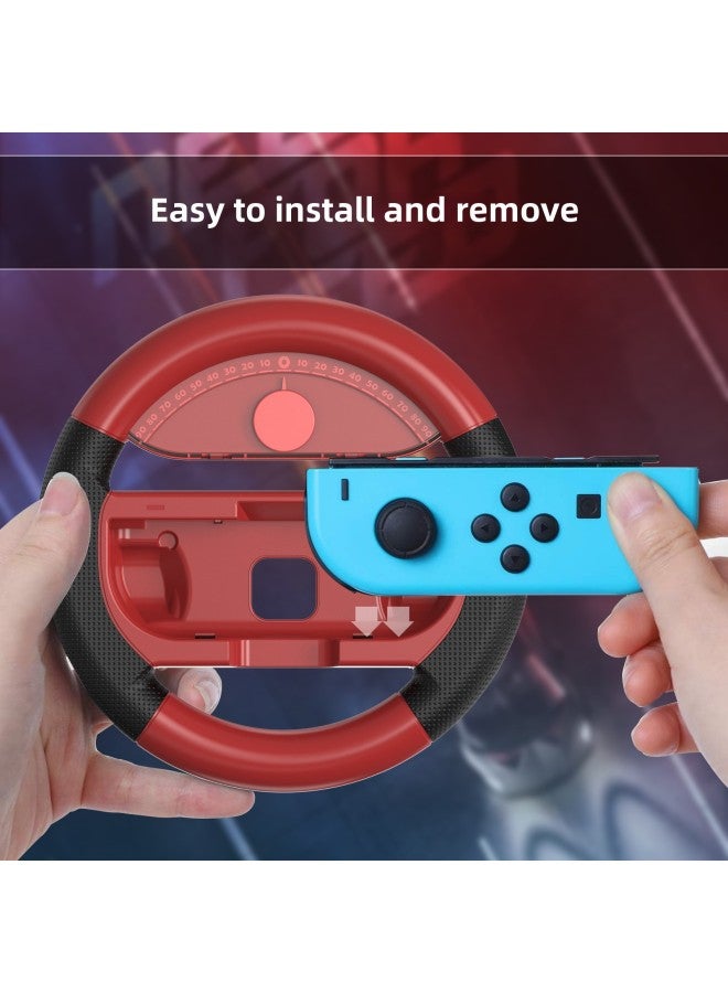 LinYuvo Tour Switch Mario Game Steering Wheel With Compass Function Non-slip Rubber-coated Steering Wheel-Product Color:red Black Green Black - Image 4