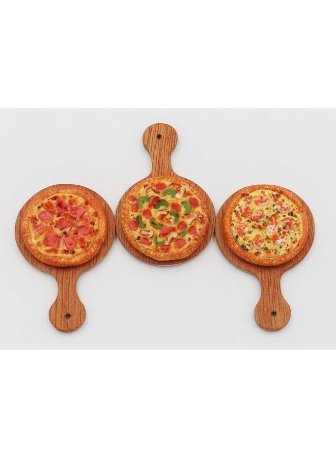 ThaiHonest Mixed 3 Assorted Dollhouse Miniatures Pizza,Collectibles - Image 3