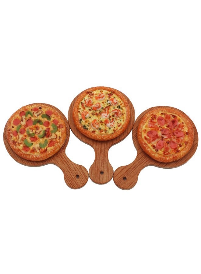 ThaiHonest Mixed 3 Assorted Dollhouse Miniatures Pizza,Collectibles - Image 1