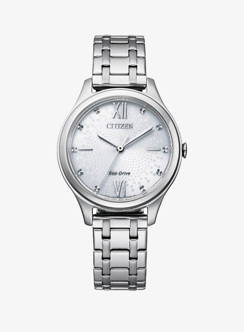 CITIZEN Women's Stainless Steel Strap  Watch EM0500-73A - 32 mm - Image 1