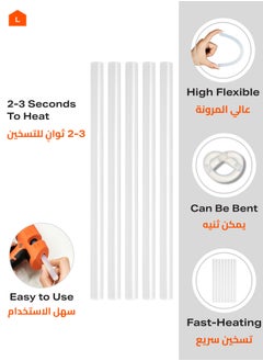 LAWAZIM 8-Piece Glue Sticks 11.2x200mm  - Image 3