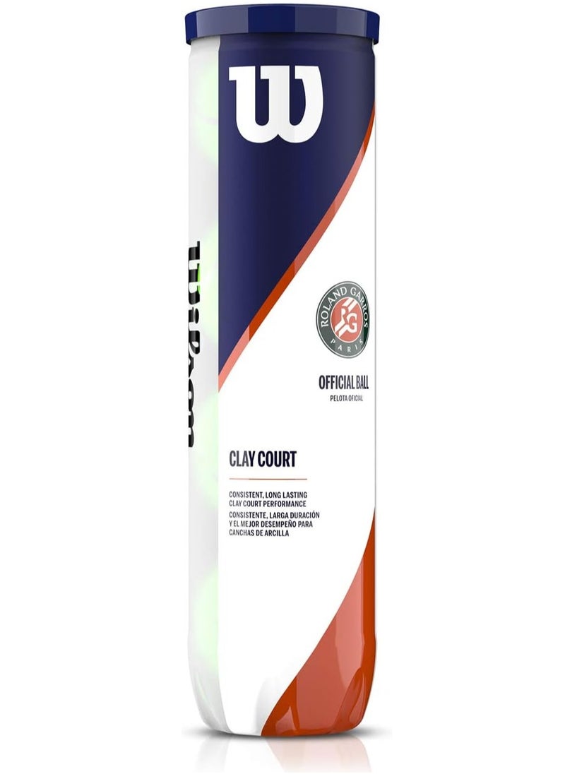 Wilson Unisex-Adult Roland Garros All Court Tennis Ball, Yellow - pzsku/ZF4FBAE3A635016BE196EZ/45/_/1719263348/eb18bbc1-cbb6-457d-af00-367f7737df25