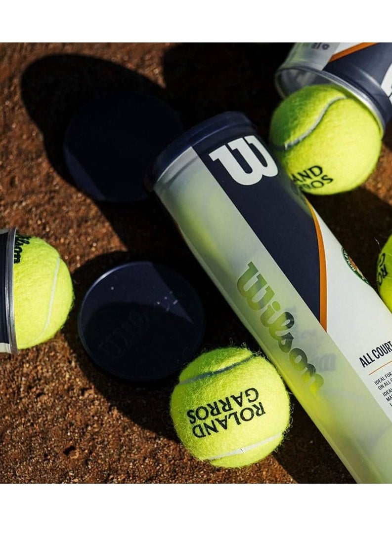 Wilson Unisex-Adult Roland Garros All Court Tennis Ball, Yellow - pzsku/ZF4FBAE3A635016BE196EZ/45/_/1719263389/20158f9f-5723-4821-9f77-fe4752874451