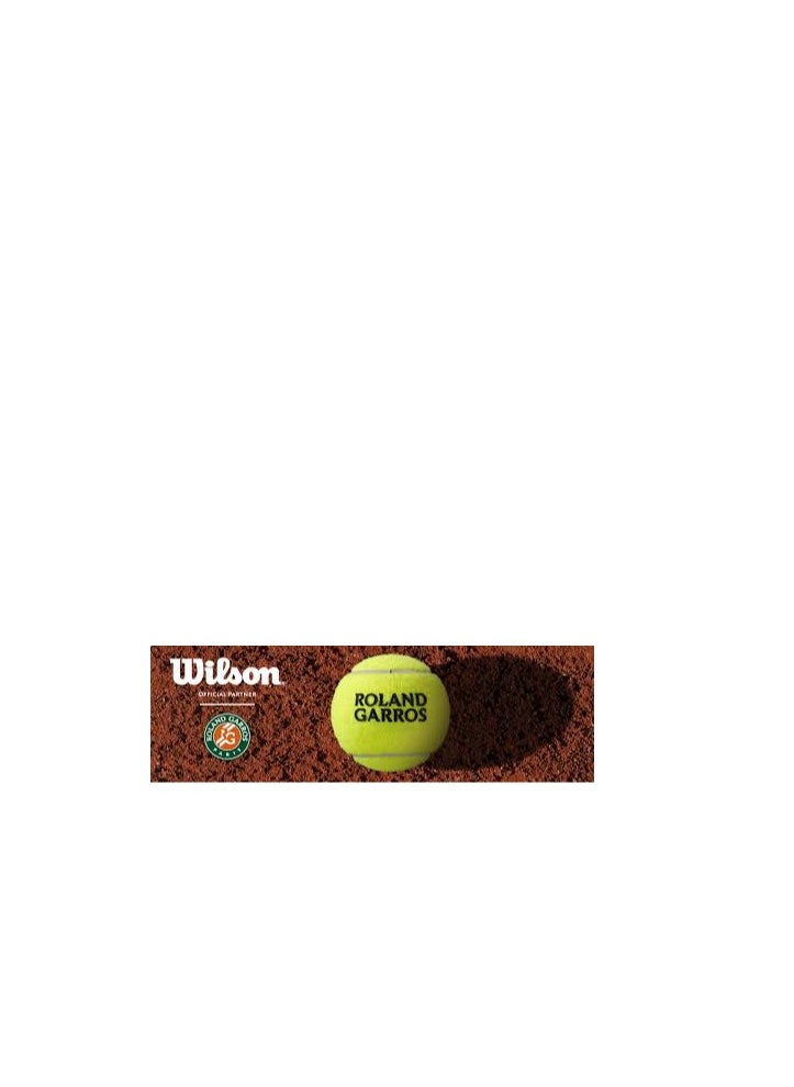 Wilson Unisex-Adult Roland Garros All Court Tennis Ball, Yellow - pzsku/ZF4FBAE3A635016BE196EZ/45/_/1719263469/e2b50495-c86c-499e-858a-fc724f95da39