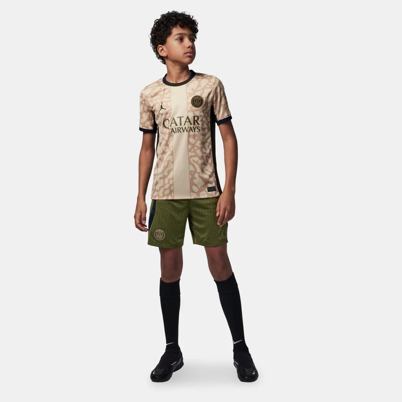 Jordan Beige Kids' Paris Saint-Germain Dri-FIT Replica Fourth Football Jersey - 2023/24  | Best Price UAE