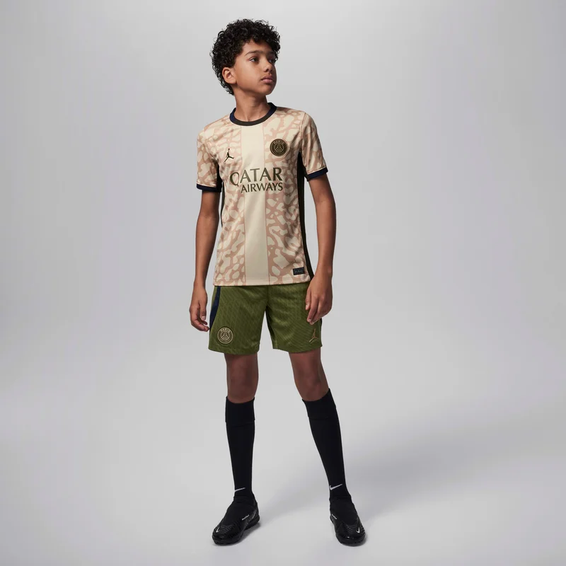 Jordan Beige Kids' Paris Saint-Germain Dri-FIT Replica Fourth Football Jersey - 2023/24  | Best Price UAE