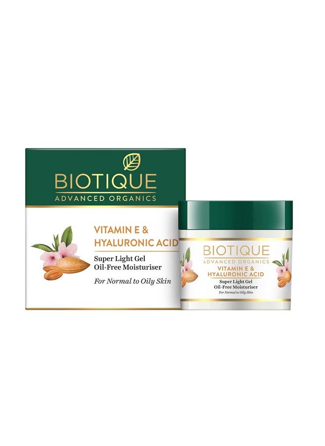 Biotique Biotique Advanced Organics Vitamin E & Hyaluronic Acid Super Light Gel Oil-Free Moisturiser 50Gm 