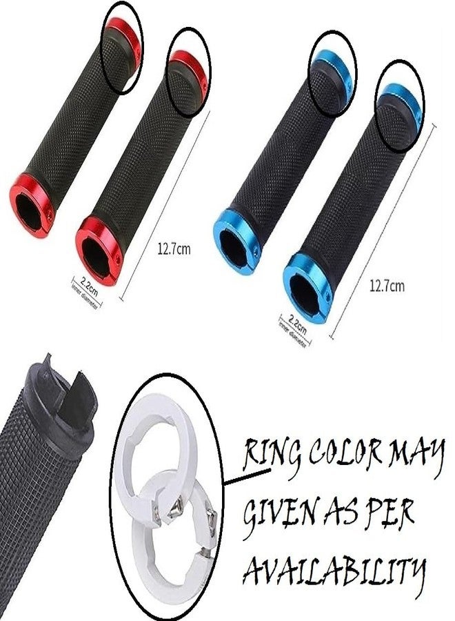 Wavva® Handle Grip for Cycle - Non-Slip and Firm, Handles Grips | Pair Cycling Lock-on Anti-Slip Bicycle Handlebar Grips for Beach Cruiser Razor Scooter Foldable Mountain Bicycle BMX MTB (Multi-Color) - Image 3