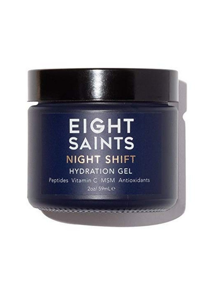 Eight Saints Ight Saints Night Shift Antiaging Gel Face Moisturizer Natural And Organic Anti Wrinkle Night Cream Gel For Face To Reduce Fine Lines And Wrinkles For Face 2 Ounces - Image 1