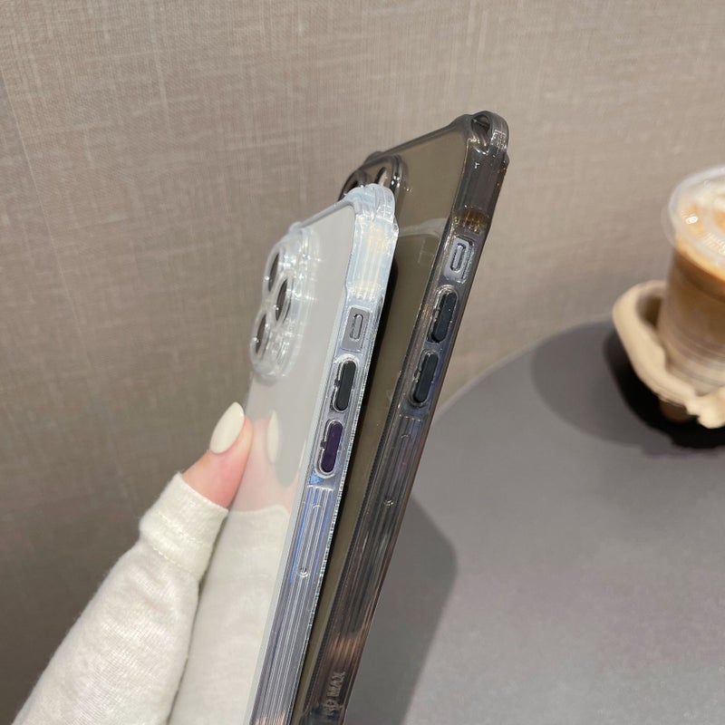 Four-Corner Hanging Hole Suitable for Apple 17 Phone Case 16 Transparent Color Independent Button Ultra-Soft 13 DIY Material Google 9 Samsung - Image 5