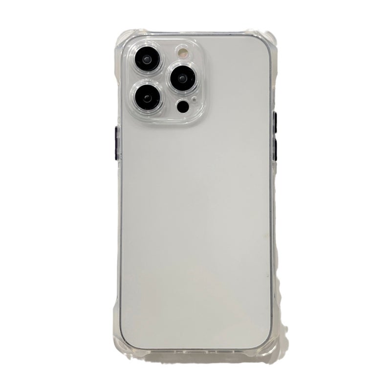 Four-Corner Hanging Hole Suitable for Apple 17 Phone Case 16 Transparent Color Independent Button Ultra-Soft 13 DIY Material Google 9 Samsung - Image 2