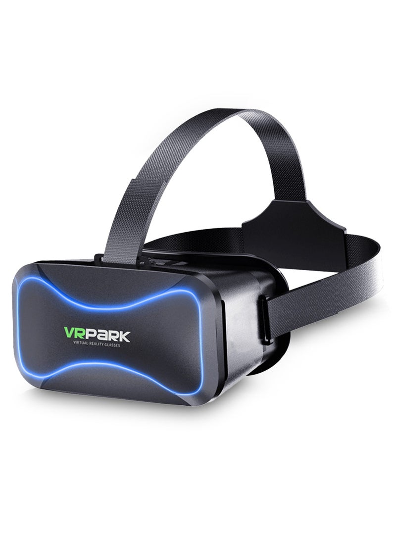 VR Headset for iPhone  Android with Controller, Virtual Reality Goggles, Universal, Virtual Reality 3D Glasses Headset Helmets for Kids  Adults, for Phones 4.7-6.6 Inch, for Movies,TV  Video Games - Image 1