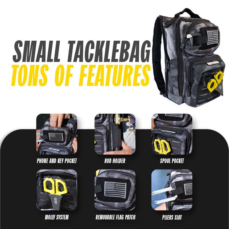 Beyond Braid Beyond Fishing Tackle Backpack- The Voyager (Black Onyx) - Image 4