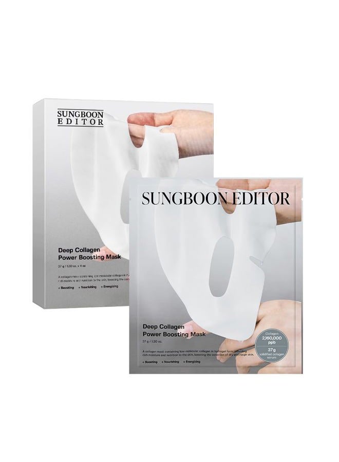 Deep Collagen Overnight mask (4 Count (Pack of 1), Deep Collagen)