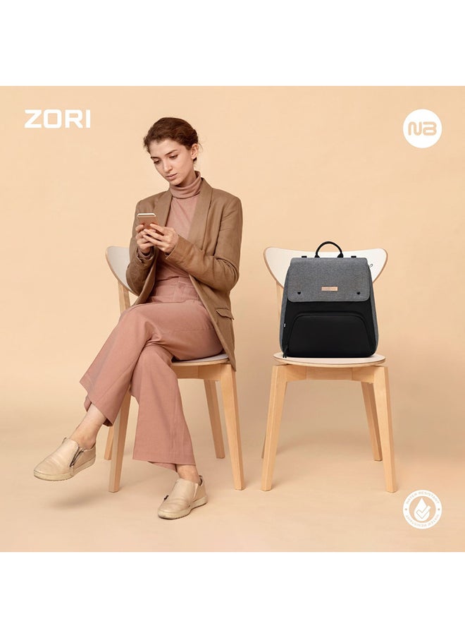 ZORI Multifunctional Diaper Nappy Changing Travel Backpack|Water-Resistant Large Capacity |Wet Dry Bag, Organizer Pouches|Trolley Sleeve|Insulated Pockets|Multi-Carry Unisex|No Formaldehyde