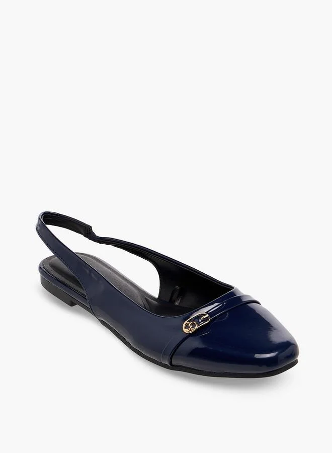 Celeste Women Metal Accent Slingback Sandals