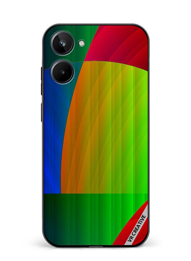 VR CREATIVE Protective Case Cover For Realme 10 Pattern Design Multicolour - Image 1