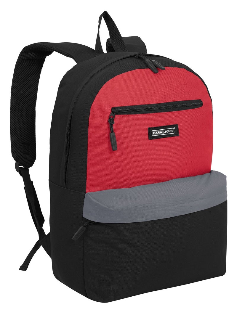 Parajohn Roamer 17 Inch Polyester Backpack Bag With Front Pocket, 44x31x12 cm - Image 1